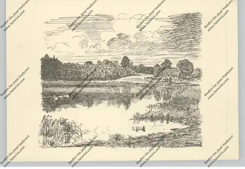WESTPREUSSEN - ZOLLNICK / SOLNIKI (Rosenberg), Jugendherberge, Künstler-Karte Robert Budzinski,