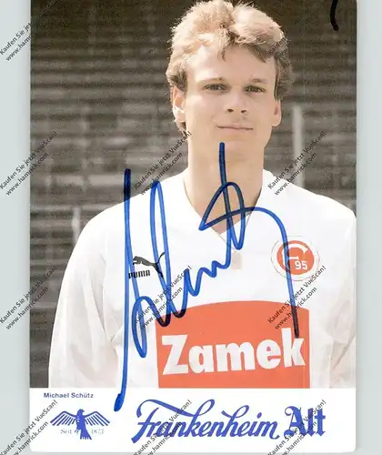 FUSSBALL - FORTUNA DÜSSELDORF, MICHAEL SCHÜTZ, Autogramm