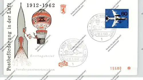 BERLIN - 1962, Michel 230 LUPOSTA, FDC