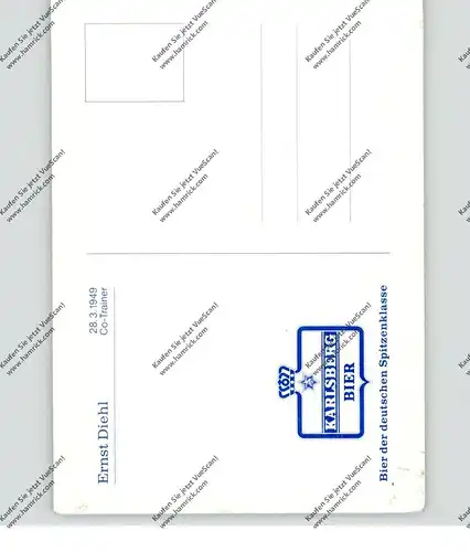 FUSSBALL - 1. FC KAISERSLAUTERN - ERNST DIEHL, Autogramm