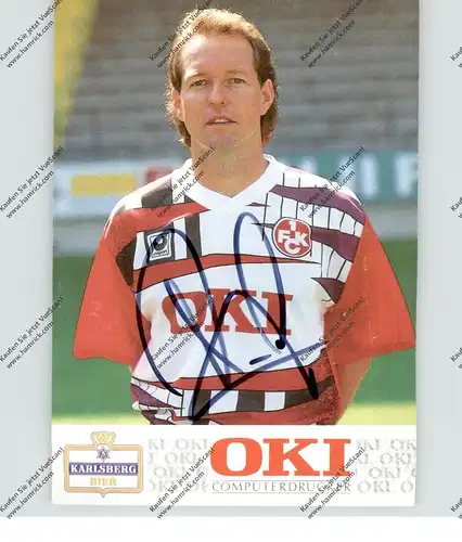 FUSSBALL - 1. FC KAISERSLAUTERN - THOMAS DOOLEY, Autogramm