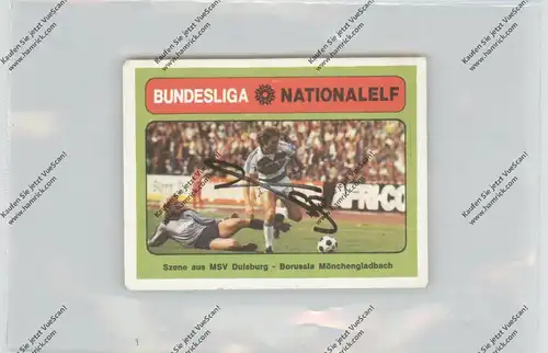 FUSSBALL - MSV DUISBURG - KURT JARA, Autogramm, Spielszene Jara - Hans-Gümter Bruns Mönchengladbach