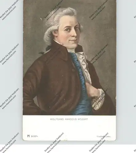 MUSIK - KOMPONISTEN - MOZART, Porträt Wolfgang Amadeus Mozart, Künstler Tischbein