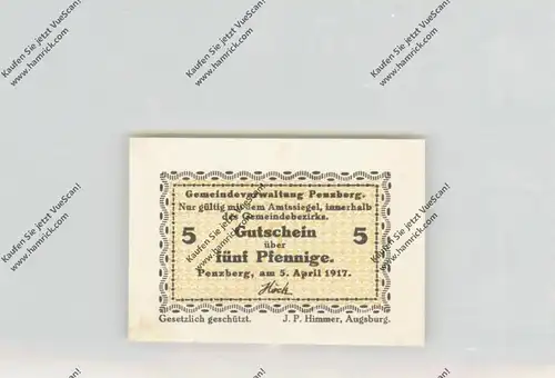 8122 PENZBERG, 3 Notgeldscheine
