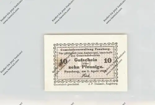 8122 PENZBERG, 3 Notgeldscheine