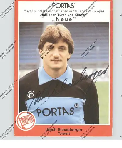 FUSSBALL - KICKERS OFFENBACH, ULRICH SCHAUBERGER, Autogramm