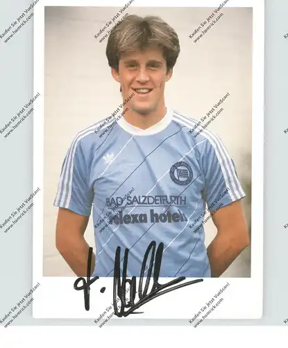 FUSSBALL - BLAU-WEISS 90 BERLIN, JÜRGEN HALLER, Autogramm