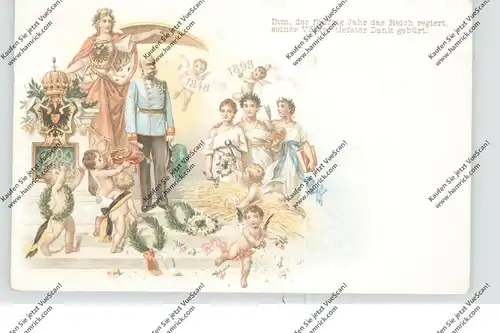 MONARCHIE - ÖSTERREICH, Thronjubiläum Franz Joseph I, 50 Jahre 1848 - 1898