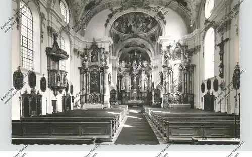 8952 MARKTOBERDORF, Stadtpfarrkirche, Innenansicht