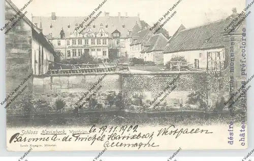 4409 HAVIXBECK, Schloss Havixbeck, versendet v. Baronne, 1902