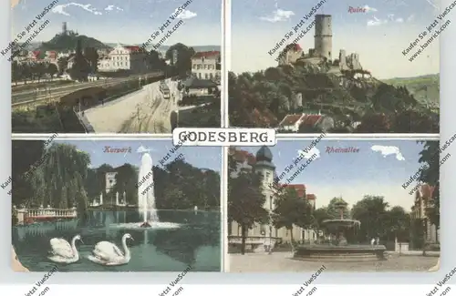 5300 BONN - BAD GODESBERG, Mehrbild-AK 1923