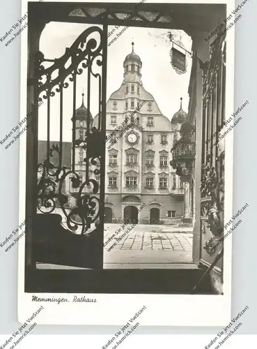 8940 MEMMINGEN, Rathaus, Rathausuhr