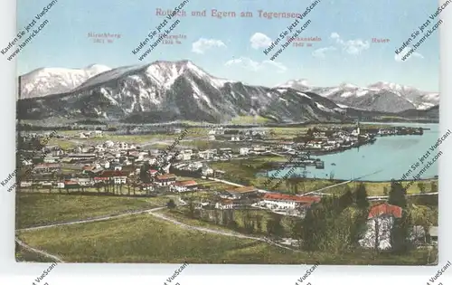 8183 ROTTACH - EGERN, Blick über den Tegernsee