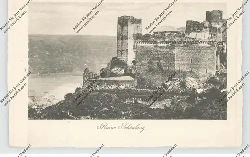 6532 OBERWESEL, Ruine Schönburg, 191..