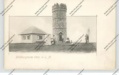 7828 FELDBERG, Seebuck, Feldbergturm, belebte Szene, ca. 1905