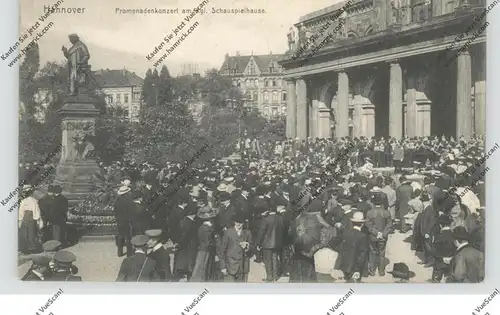 3000 HANNOVER, Promenadenkonzert am Kgl. Schauspielhaus, Knackstedt & Näther