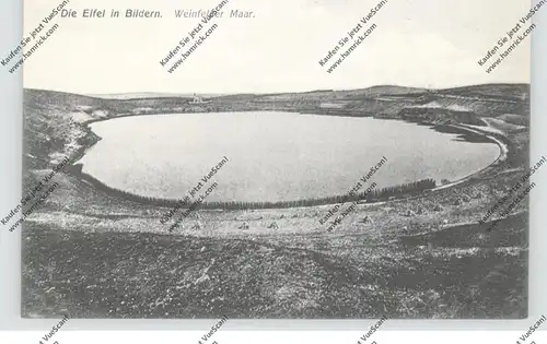 5568 DAUN, Weinfelder Maar mit Kapelle, ca. 1907, Schmidt-Daun