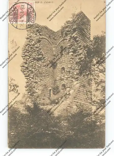 F 67700 SAVERNE / ZABERN, Ruine Geroldseck, 1910
