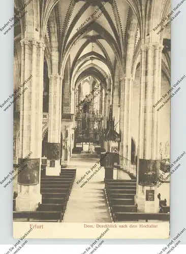 0-5000 ERFURT, Dom, Portal, Durchblick zum Hochaltar