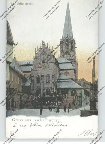 8750 ASCHAFFENBURG, Stiftskirche, 1901