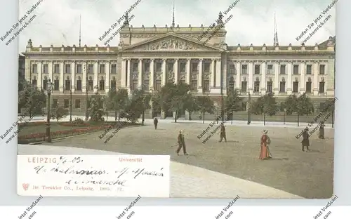 0-7000 LEIPZIG, Universität, 1905, Trenkler