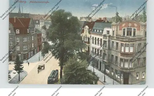4100 DUISBURG - NEUDORF - NORD, Mülheimerstrasse, Strassenbahn
