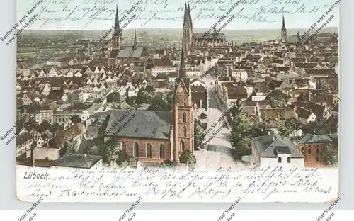 2400 LÜBECK, Gesamtansicht, 1903