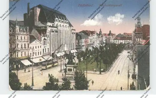 4000 DÜSSELDORF, Hindenburgwall, Strassenbahn, 1919