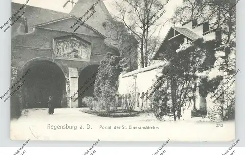 8400 REGENSBURG, Portal St. Emeranskirche, 1909