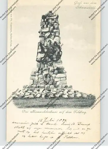 7828 FELDBERG, Bismarckdenkmal auf dem Feldberg, 1899