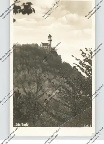 7312 KIRCHHEIM UNTER TECK, Burg Teck, Landpoststempel Schopfloch, Post Oberlenningen