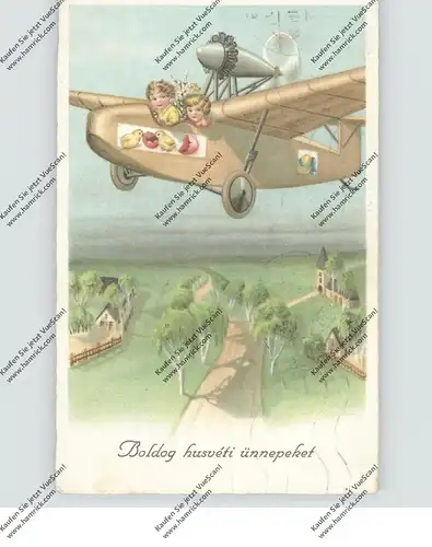 OSTERN - Kinder im Flugzeug