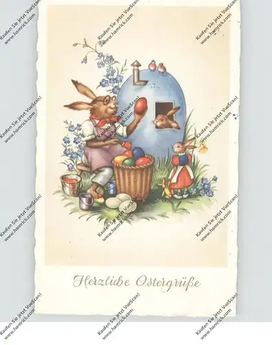 OSTERN - Eieranmalen vor dem Eierhaus