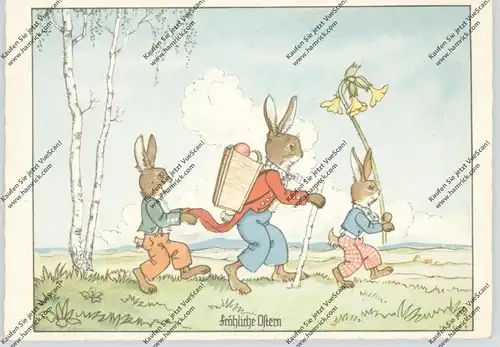 OSTERN - Hasenprozession, Künstler Hauff