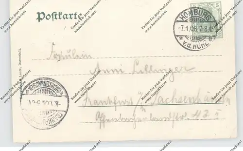 6380 BAD HOMBURG, Saalburg, Exerzierhaus, 1906