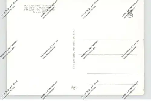 8070 INGOLSTADT, Hotel Gaststätte Uhlmann, Innenansicht