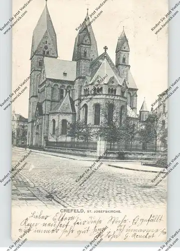 4150 KREFELD, Sankt Josefskirche, 1905