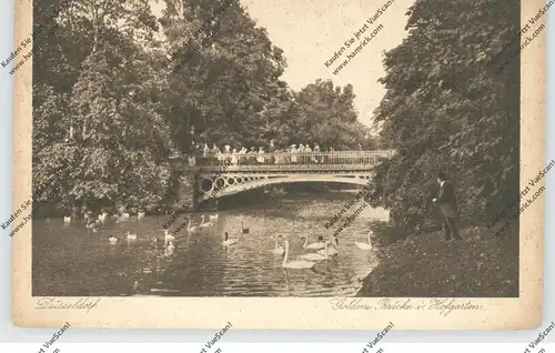 4000 DÜSSELDORF, Goldene Brücke im Hofgarten