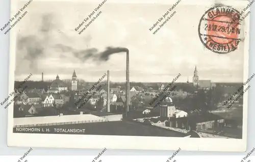 4460 NORDHORN, Gesamtansicht 1928, rauchende Kamine