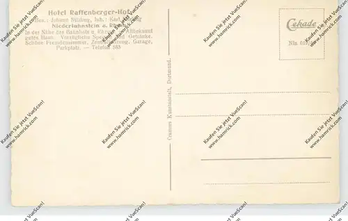 5420 LAHNSTEIN - NIEDERLAHNSTEIN, Hotel Raffenberger Hof, 1940