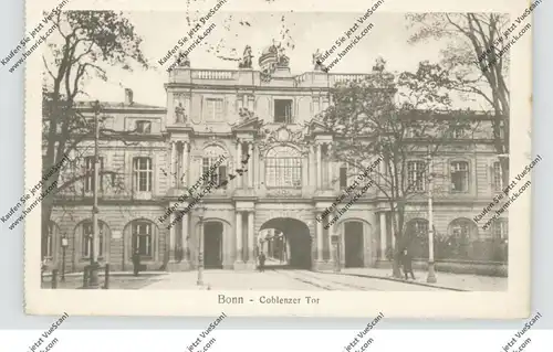 5300 BONN, Coblenzer Tor, 1920, franz. Militärpost