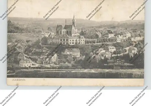 F 68130 ALTKIRCH, Panorama, Bahnhof / La Gare, 1907