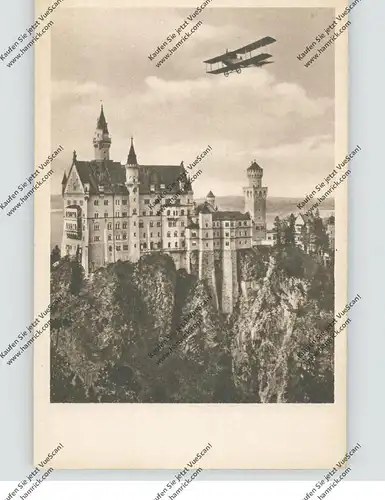 FLUGZEUG - DOPPELDECKER über Neuschwanstein
