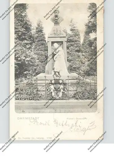 6100 DARMSTADT, Flotow-Denkmal, 1901, Trenkler