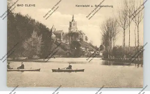 4190 KLEVE, Kermisdahl, Ruderer, Schwanenburg