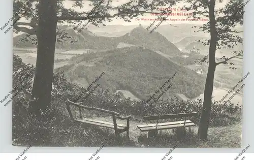 5330 KÖNIGSWINTER, Blick vom Petersberg, "Drachenfelser Aussicht", 1910