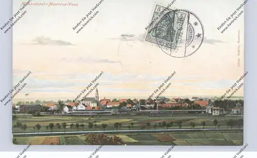 F 68210 MONTREUX-VIEUX / ALTMÜNSTEROL, Gesamtansicht mit Bahnhof, 1906
