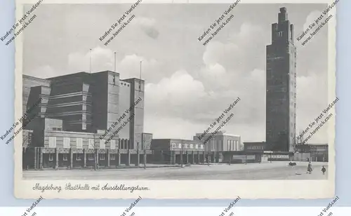 0-3000 MAGDEBURG, Stadthalle und Ausstellungsturm