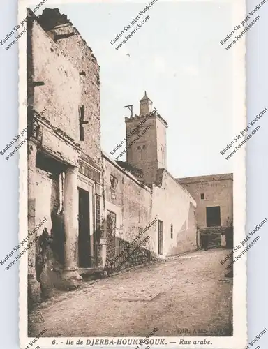 TUNESIE - DJERBA - HOUMT-SOUK, Rue arabe