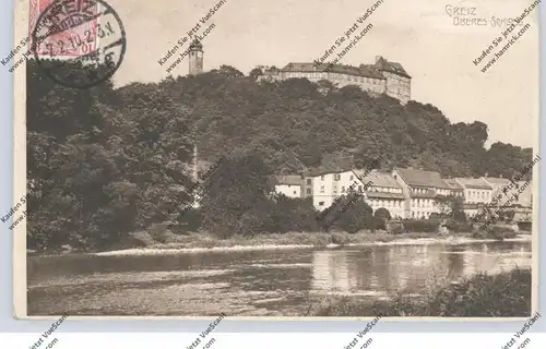 0-6600 GREIZ, Oberes Schloss, 1910